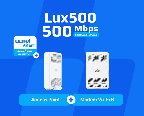 Lắp đặt LUX 500 FPT giá rẻ