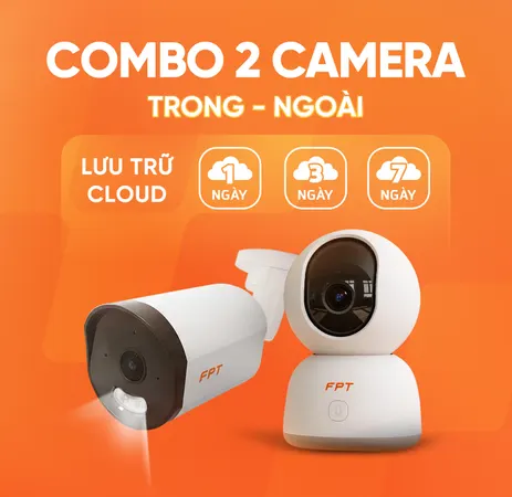 Combo 2 Camera (Trong - Ngoài) FPT
