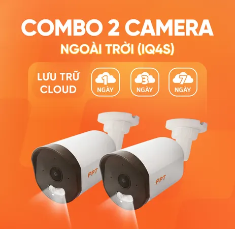 Combo 2 Camera Ngoài Trời - FPT Camera