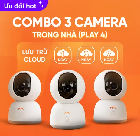 Combo 3 Camera Trong Nhà - FPT Camera