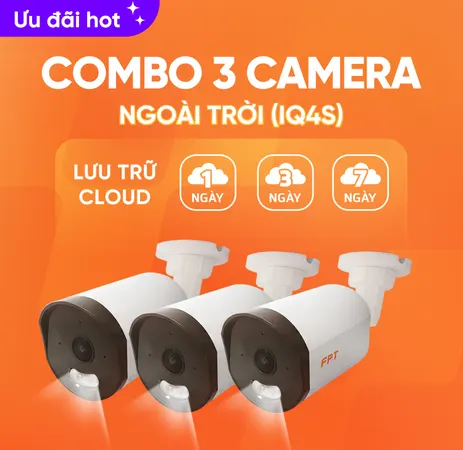 Combo 3 Camera Ngoài Trời - FPT Camera