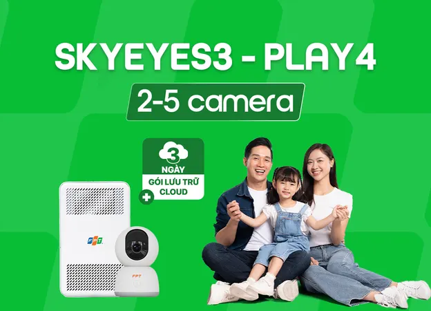 SkyEyes3 Play4 (2-5 cam) - Internet FPT