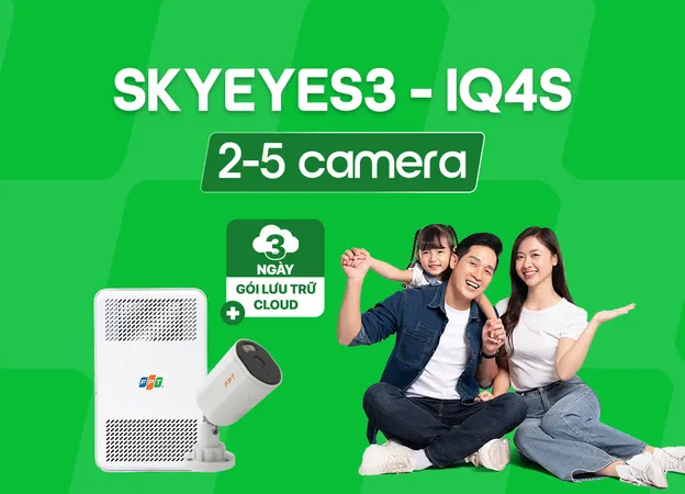 SkyEyes3 IQ4S (2-5 cam) - Internet FPT