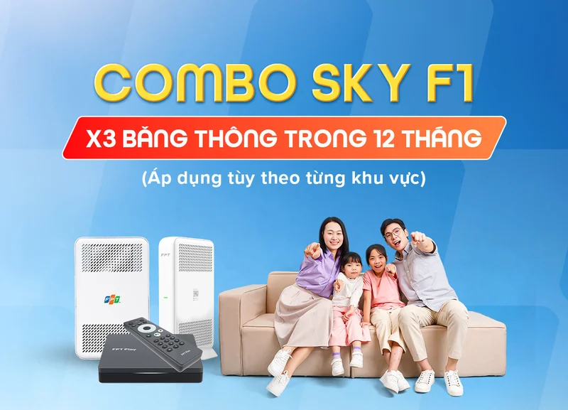 triển khai Combo Sky F1 FPT giá rẻ