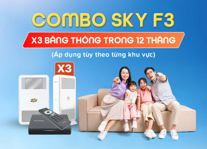 Combo Sky F3 - Internet FPT