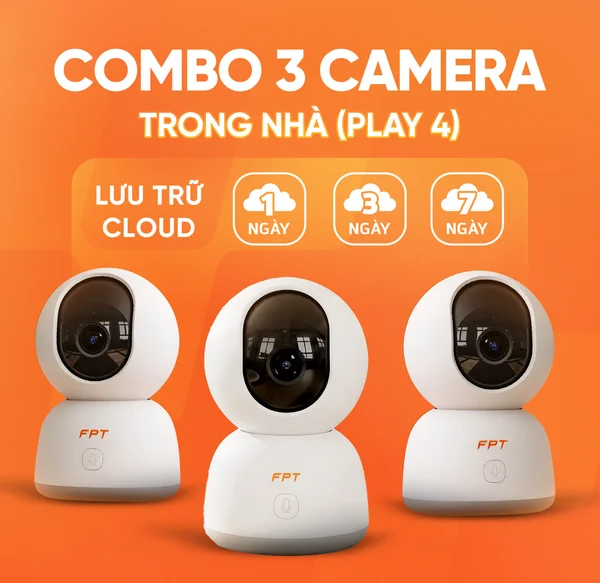 Combo 3 Camera Trong Nhà FPT Telecom