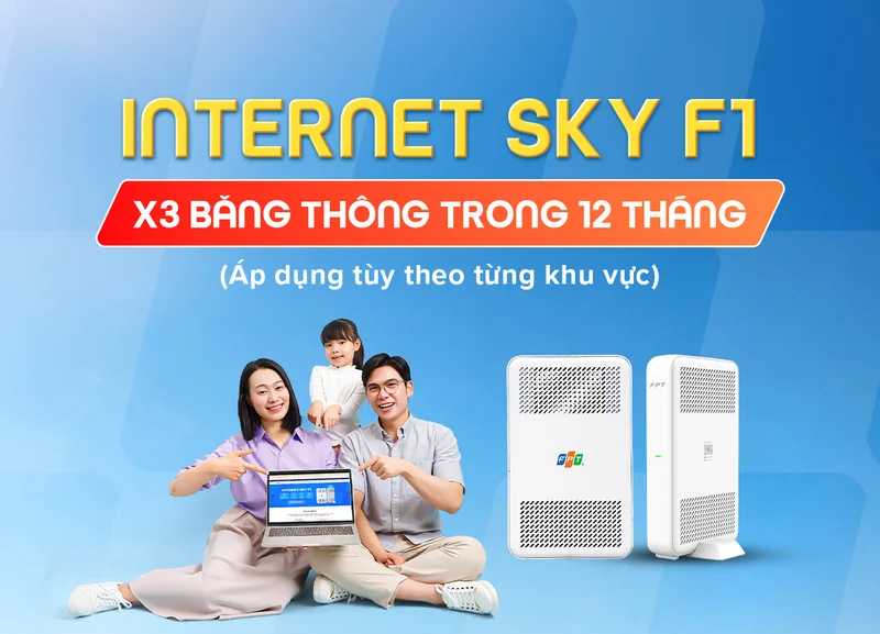 Đăng ký Internet Sky F1 FPT giá rẻ