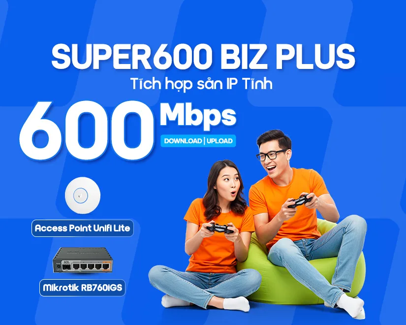 Lắp đặt SUPER 600 BIZ PLUS FPT giá rẻ