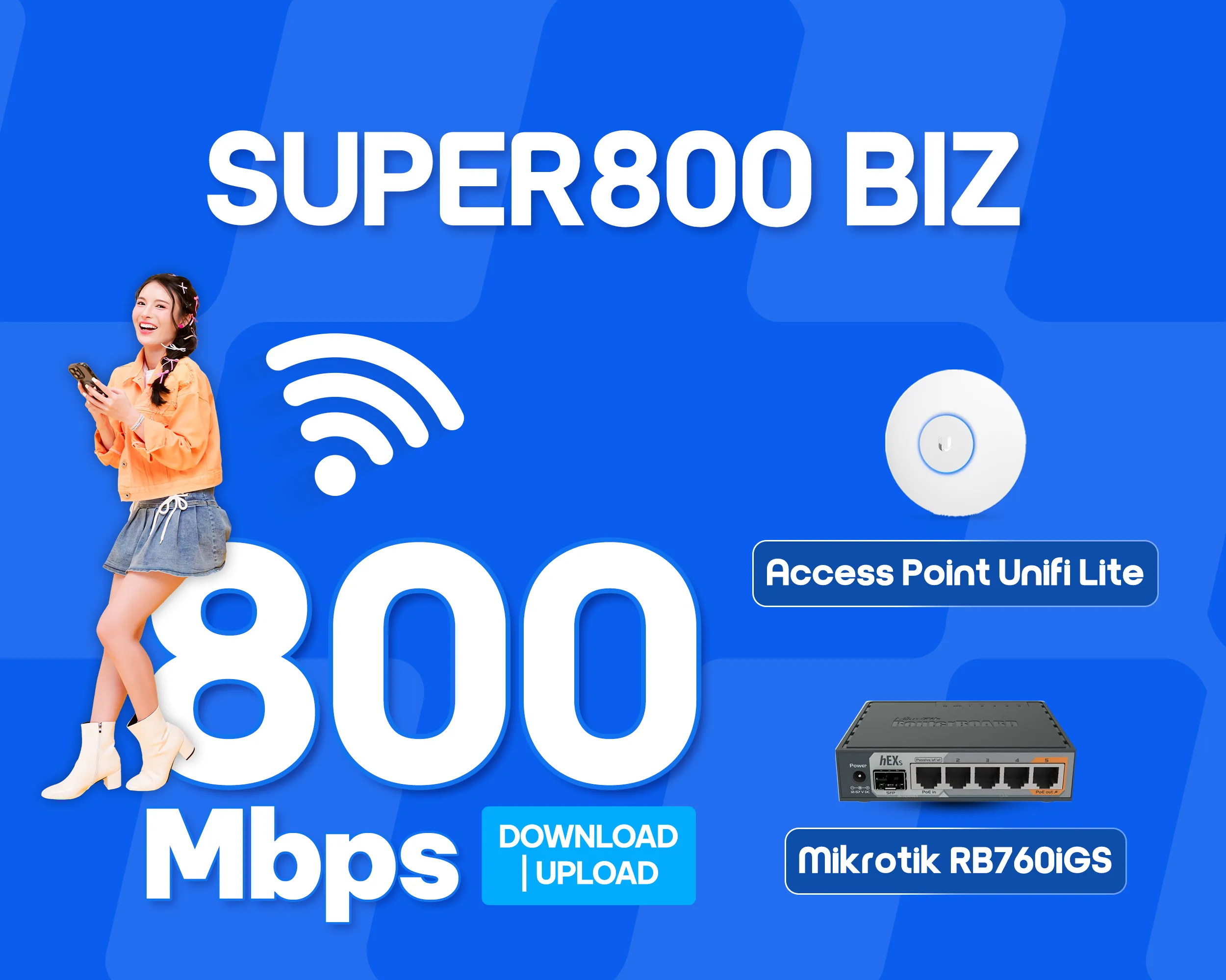 Lắp đặt SUPER 800 BIZ FPT giá rẻ